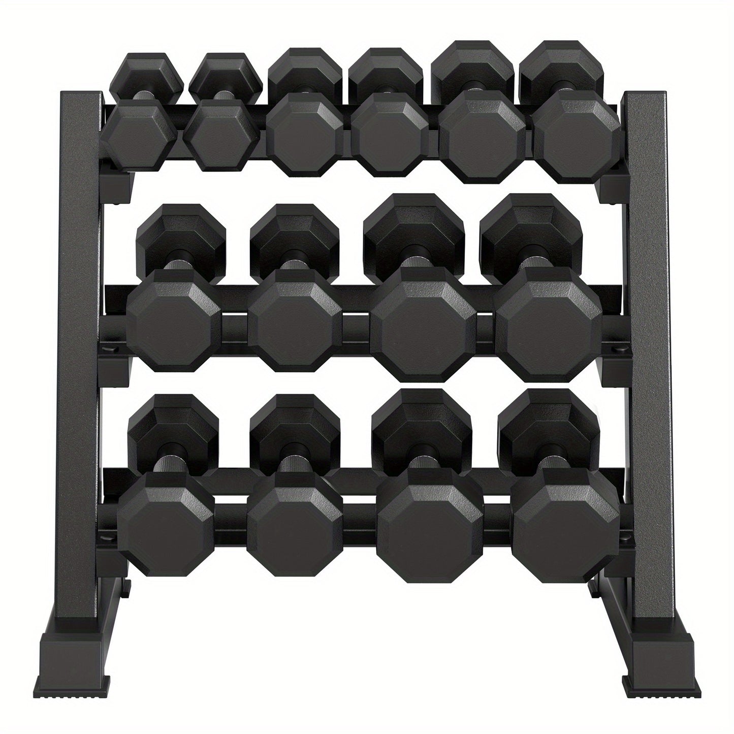 Support à haltères réglable à 3 niveaux (jusqu'à 500 kg)