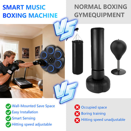 Smart Music Boxing Pad with Gloves