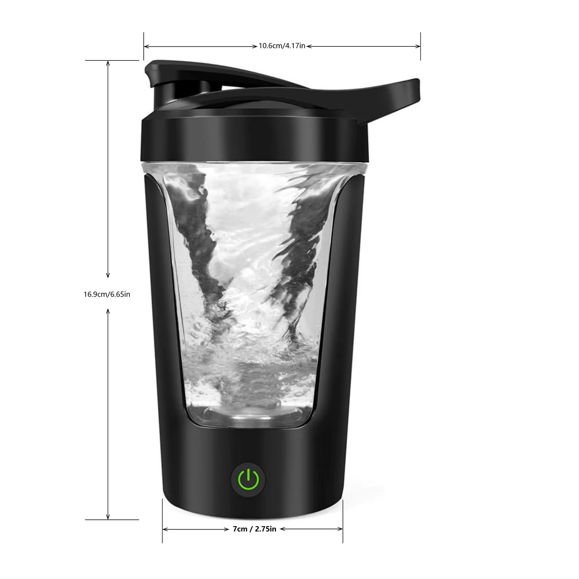 Electric Vortex Shaker 450 ml – BPA-Free, Leak-Proof Protein Mixer