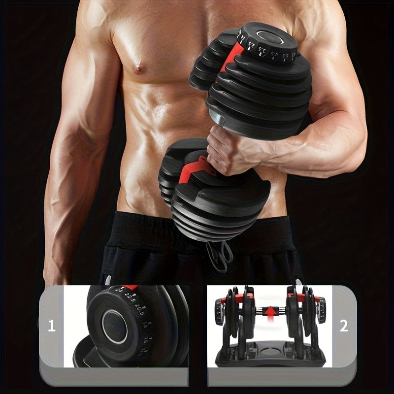 Haltère ajustable 5 en 1 (52,5 lb/24 kg)