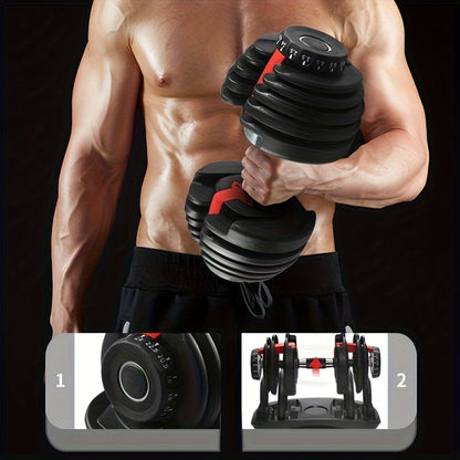 Haltère ajustable 5 en 1 (52,5 lb/24 kg)