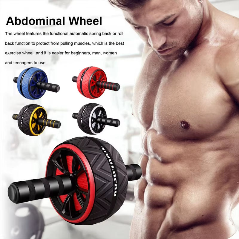 Silent Ab Roller – Wide Wheel (No-Noise)