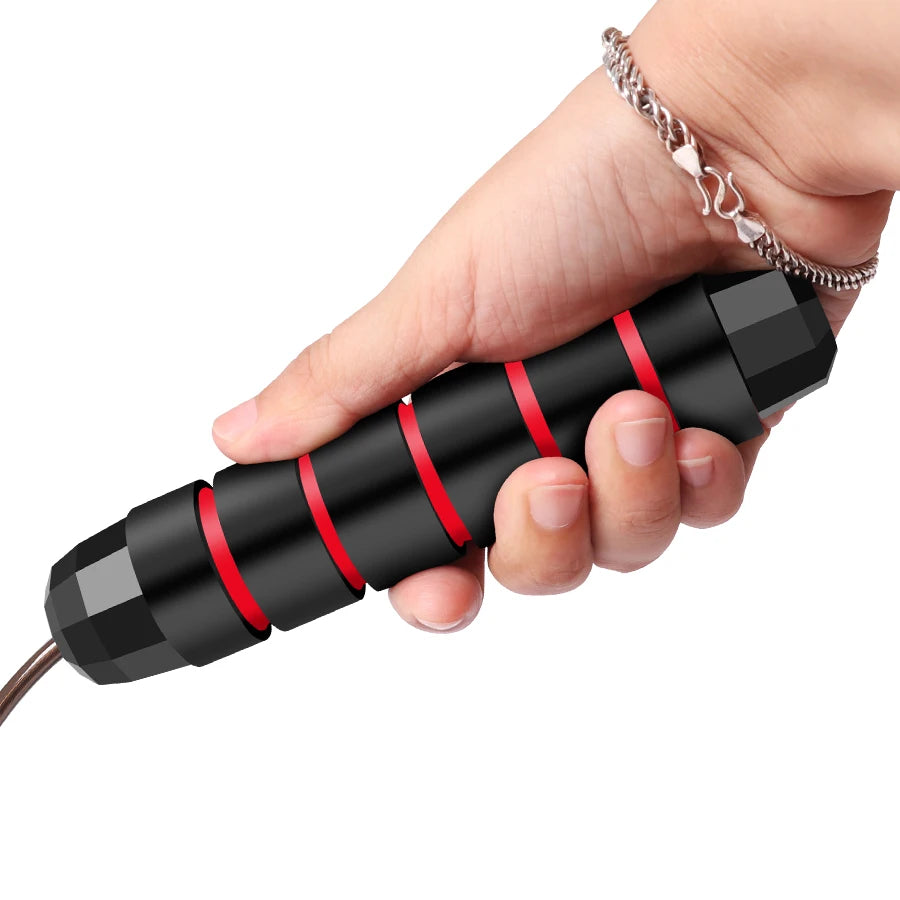 Speed Jump Rope – Adjustable Steel Cable with Bearings
