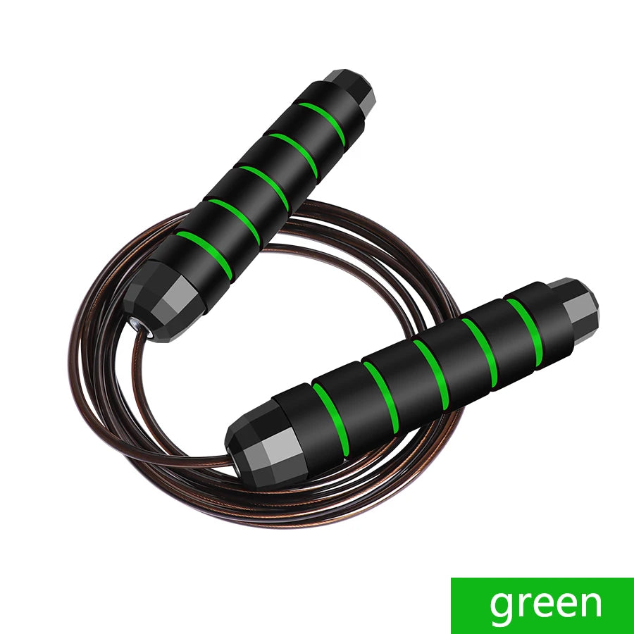 Speed Jump Rope – Adjustable Steel Cable with Bearings