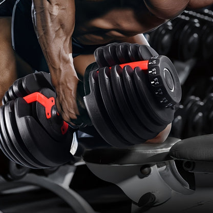 Haltère ajustable 5 en 1 (52,5 lb/24 kg)