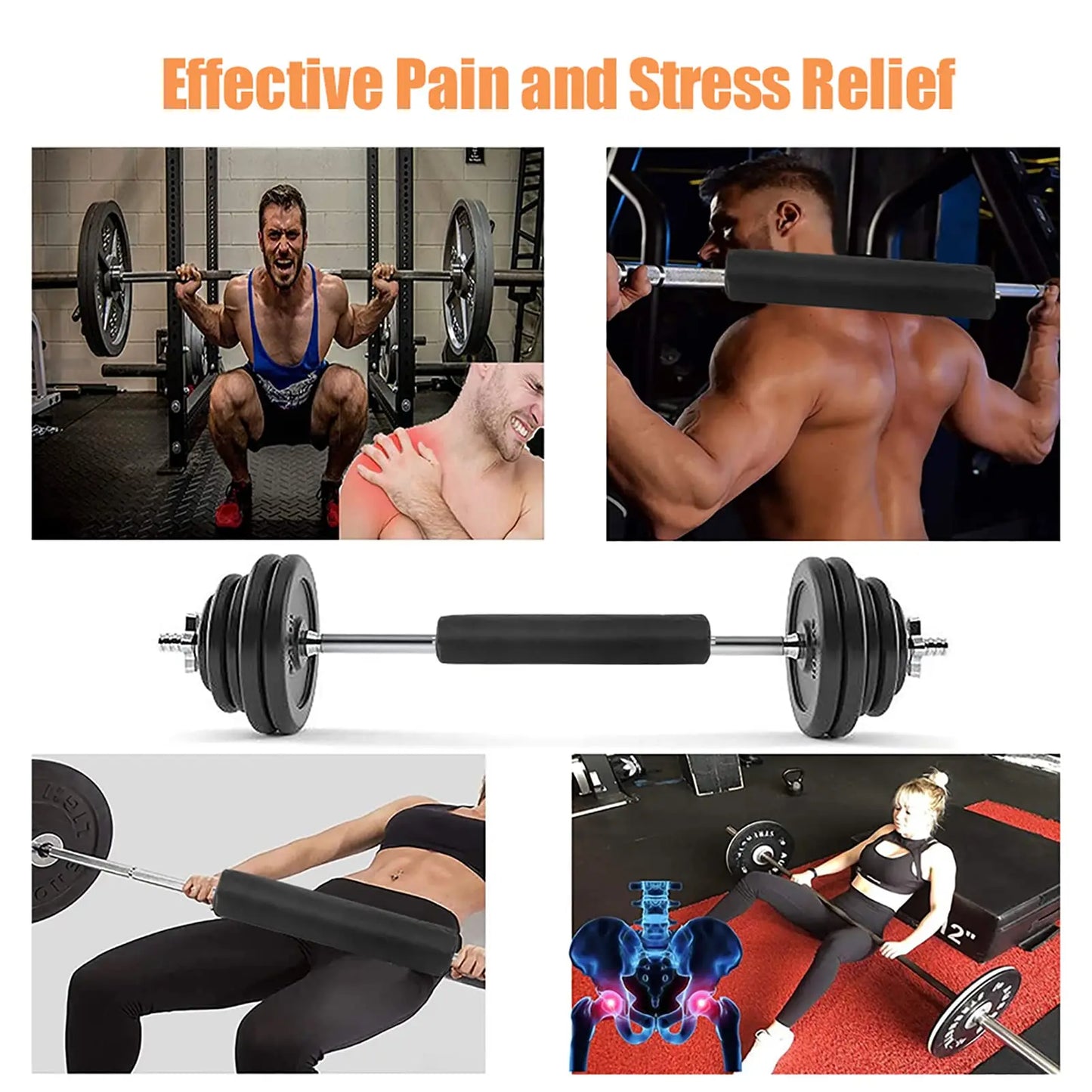 Coussin de protection de barre d'haltères de qualité supérieure