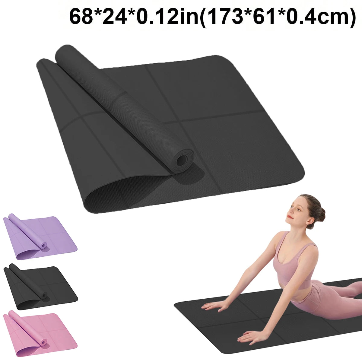 Yoga/Gym Mat (173×61 cm)