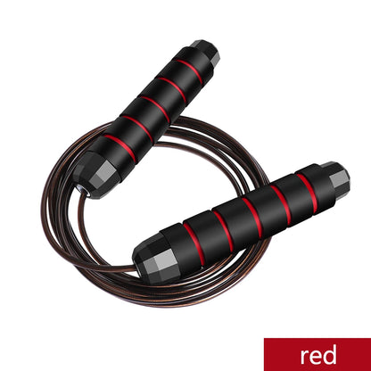 Speed Jump Rope – Adjustable Steel Cable with Bearings