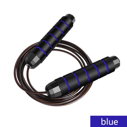 Speed Jump Rope – Adjustable Steel Cable with Bearings