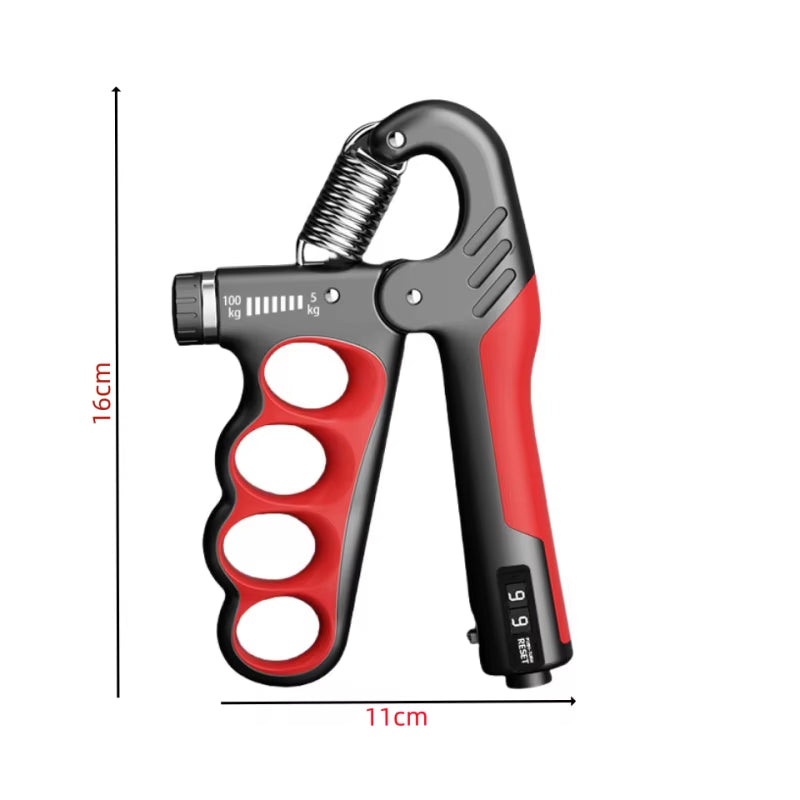 Mechanical Hand Grip 5–100 kg with Counter — Pro Grip Strengthener