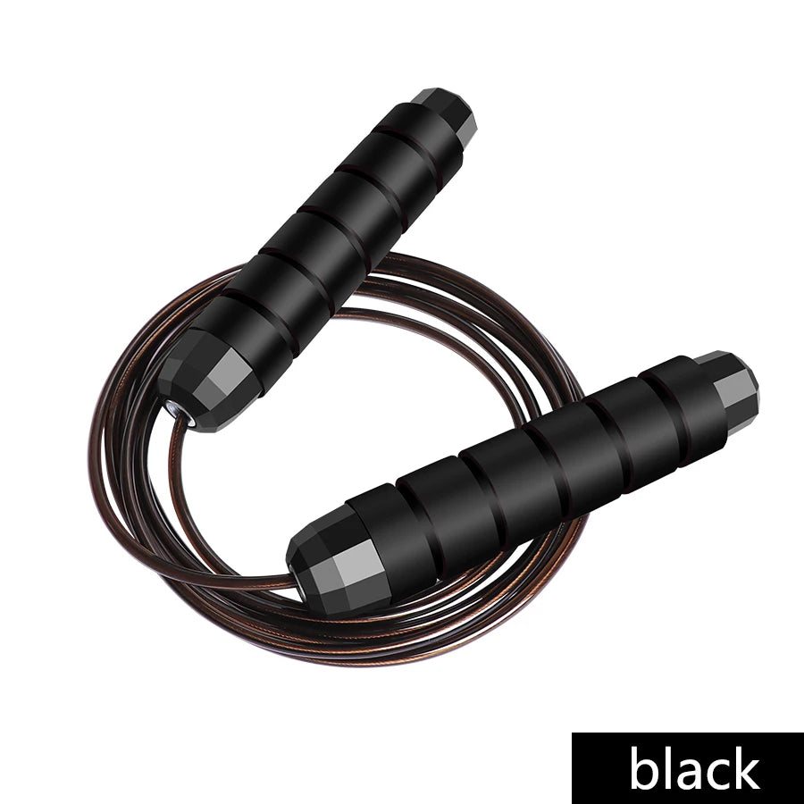 Speed Jump Rope – Adjustable Steel Cable with Bearings